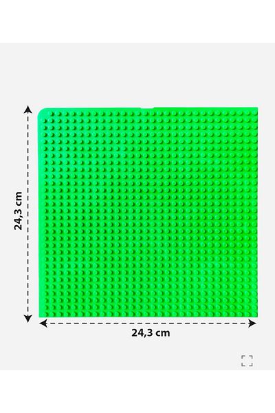 CREATİVE GAMES Ceco Toys Classic Lego Compatible Floor Green 24,5X24,5 cm