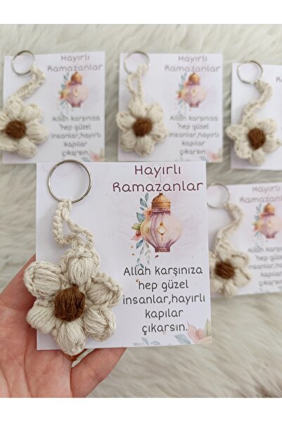 Merve ÖZTÜRK Hayırlı Ramazanlar Hediyelik Anahtarlık 5li Ramazan Hediyelik