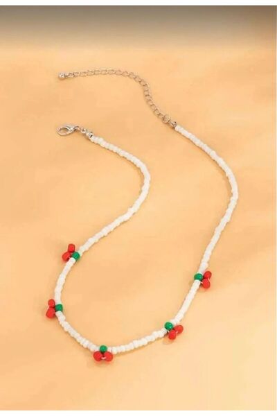 monalisatoka Kadın İncili Kiraz Kolye