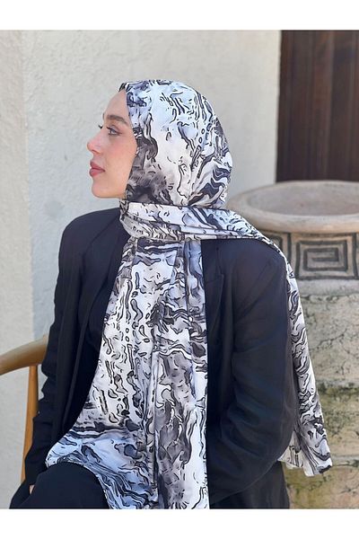 Modakaşmir Şal din twill cu model Piosa