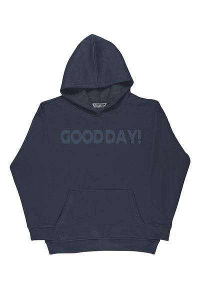 By Caspita Fashion Lenithra Good Day Back Printed Unisex Oversize Smoked Hoodie