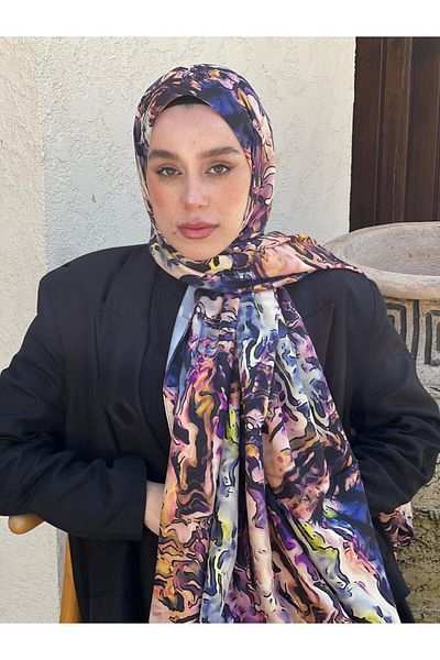 Modakaşmir Şal din twill cu model Piosa