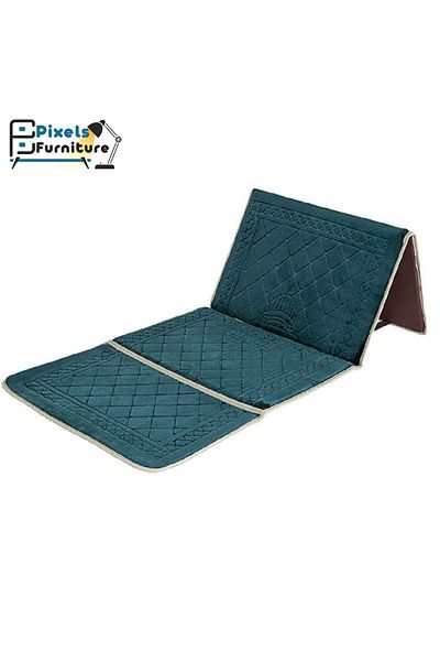 PixelsFurniture Foldable Prayer Rug with Backrest and Carrying Pocket by Pixel Furniture