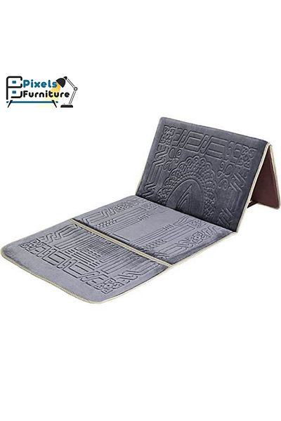 PixelsFurniture Foldable Prayer Rug with Backrest and Carrying Pocket by Pixel Furniture