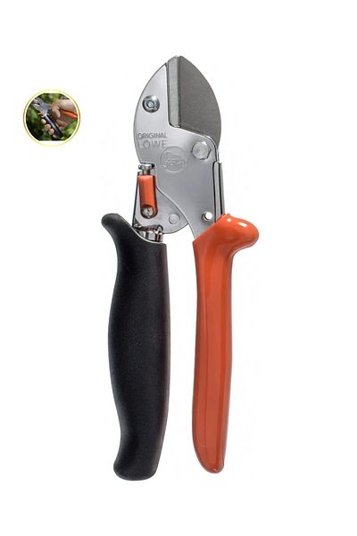 löwe Pruning Shears 5109 Swivel Handle Easy Cutting Scissors - Made in Germany