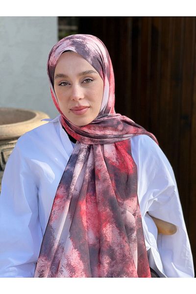 Modakaşmir Şal din twill cu model Petra