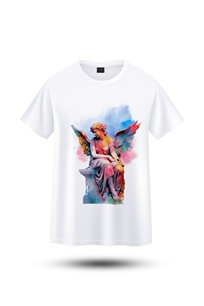 Texclusive Skulptura Žena Moderna Antikna Grčka Statua Majica Bela Unisex Umj...
