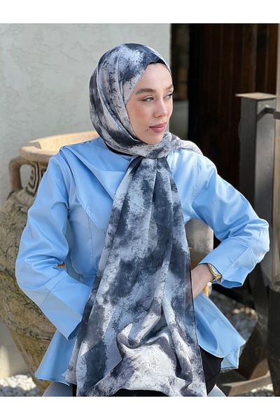 Modakaşmir Şal din twill cu model Petra