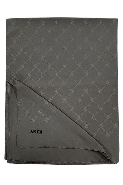 Aker Monogram Shawl - Smoked 974