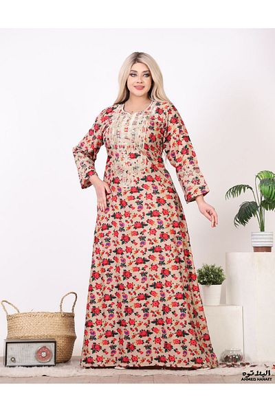 Genrics Comfortable, embroidered, cotton, ready-to-wear reception jalabiya