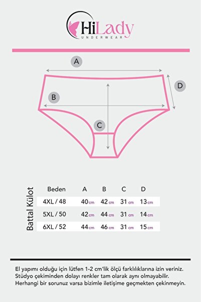 Hilady Chiloți pentru femei de mărime mare, pachet de 5, culoarea pielii, bumbac, moale, elastic