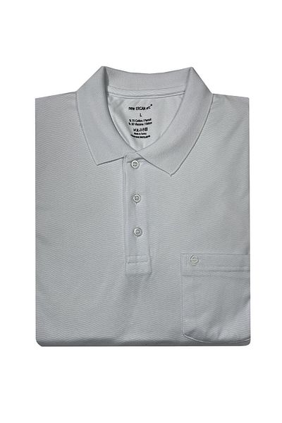 Ercan Ανδρικό κοντομάνικο μπλουζάκι Classic Fit με γιακά-7233