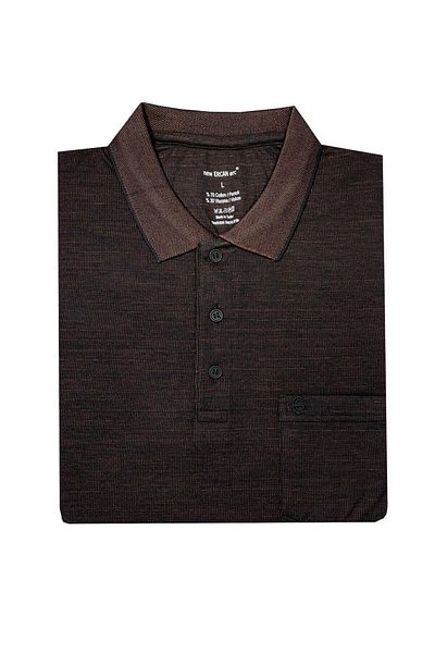 Ercan Ανδρικό κοντομάνικο μπλουζάκι Classic Fit με γιακά-7231