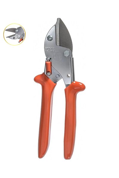löwe Pruning Shears 5124 Point Tip Blade Standard Handle Easy Cutting Scissors - Made in Germany
