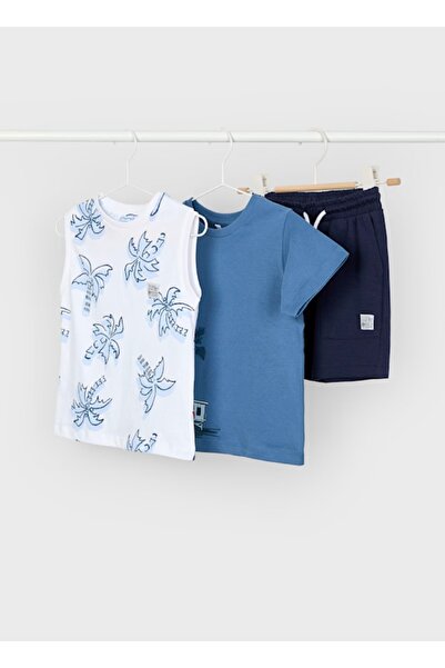 MAYORAL Erkek Çocuk Better Cotton 3 Parça Penye Takım
