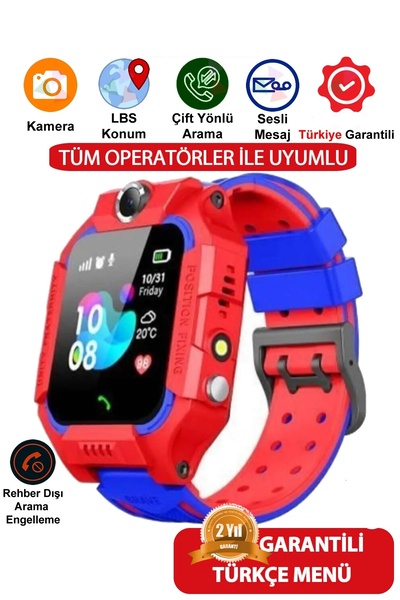 HEPSİCEPTE SIM Kartlı Çocuk Saati – Uzaktan Dinleme, Kamera ve Telefon Görüşmeli