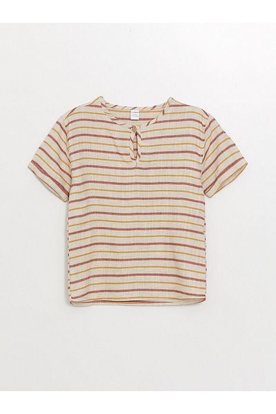 LC Waikiki Crew Neck Short Sleeve Baby Boy T-Shirt and Shorts Set of 2