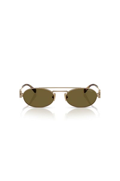 Miu Miu Mu54Zs 7Oe09Z Oval Sunglasses