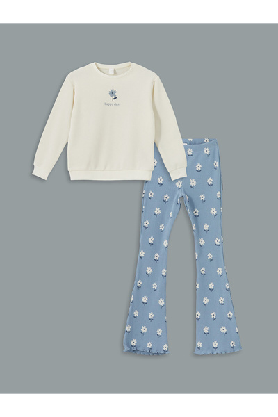 Colorstories Girl's Daisy Patterned Suit