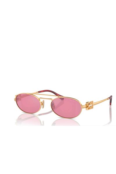 Miu Miu Mu 54Zs Zvn50D 53 Oval Pink Sunglasses
