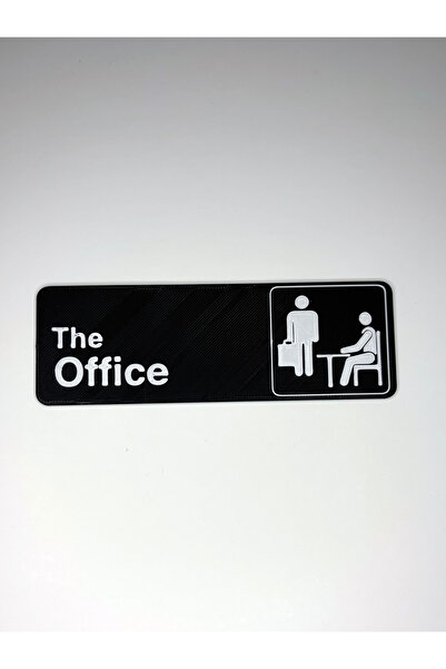 Gragold3Design The Office Kapı Tabelası (17x6 cm)