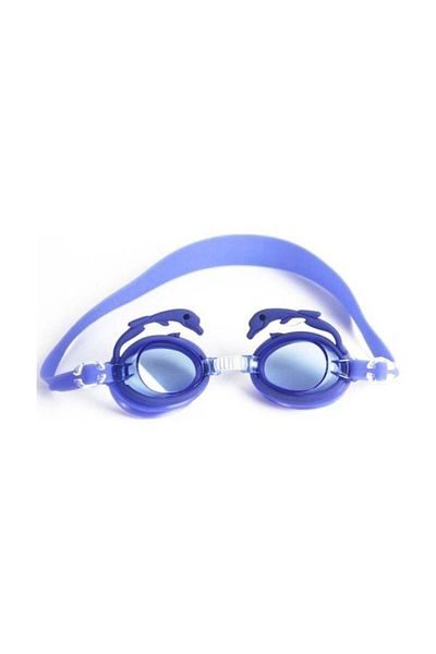 BERMUDA Blue Dolphin Cartoon Waterproofanti-Fog Children Swimming Goggles