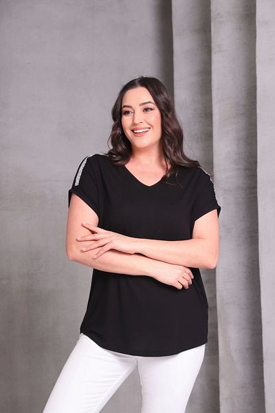 aytemas Μπλούζα με πέτρινα ώμους