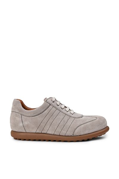 Deery Men's Genuine Suede Gray Casual Shoes