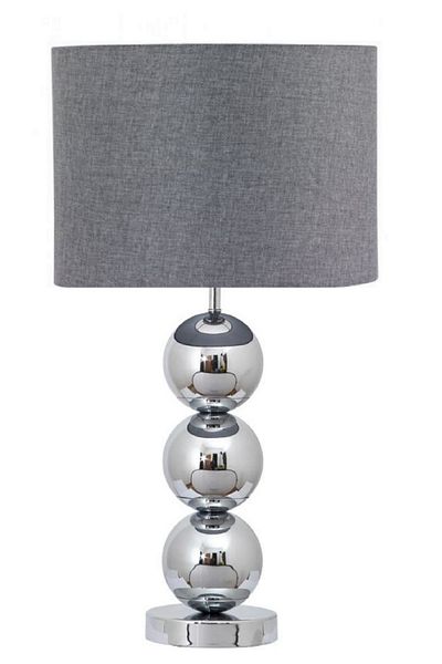 571 Store 2 Pcs Ala Table Lampshade Chrome Body Fabric Headboard Decorative Lighting
