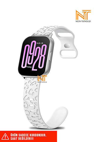 Nezih Case Xiaomi Redmi Watch 4 / 5 / 6 / Band 8 Pro / Uyumlu A Kalite Leopar...