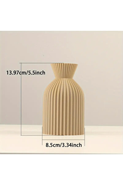Choice Khaki-S Elegant Black Plastic Vase - Boho Chic Decorative Centerpiece ...