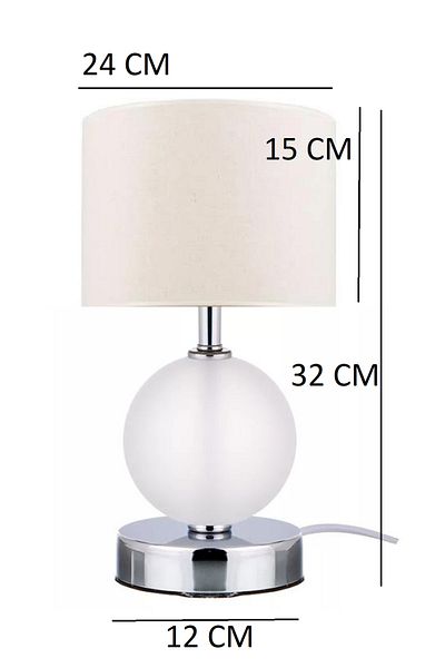 571 Store Kartopu Table Lamp Metal Night Fabric Head Bedside Lamp