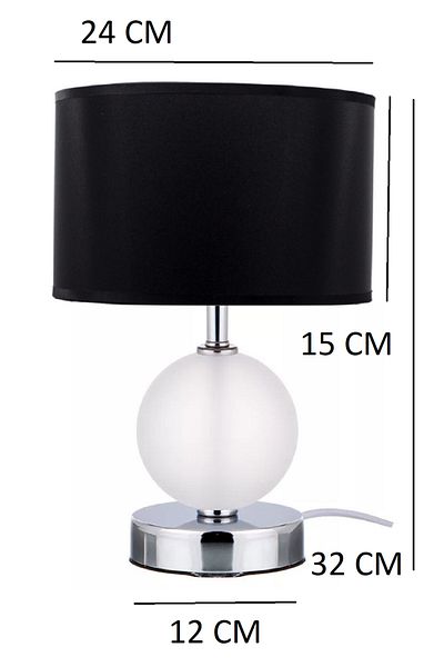 571 Store Kartopu Table Lamp Metal Night Fabric Head Bedside Lamp
