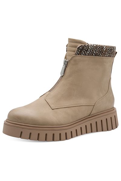 Marco Tozzi Damen Elegante Stiefelette 2-25473-45 Grau 344 Taupe Comb Kunstleder