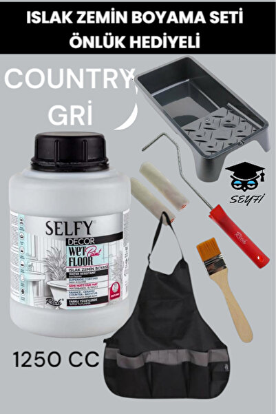 SEYFİKİRTASİYE SELFY DECOR ISLAK ZEMİN BOYASI 1250 CC MUTFAK TEZGAH FAYANS LA...