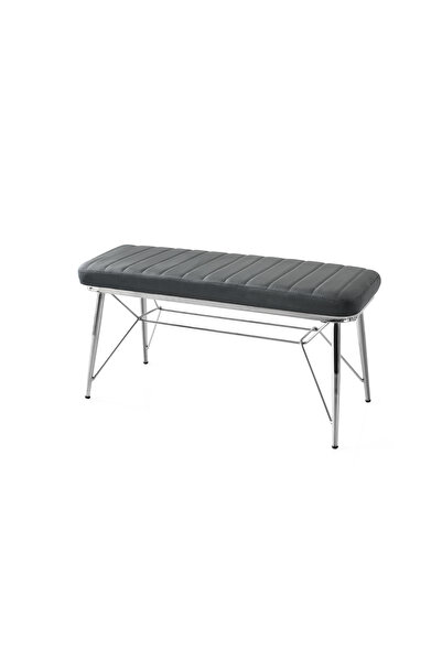 Viento Mobilya 1 Adet Ahtapot Bench Babyface Kumaş Krom Metal Ayak