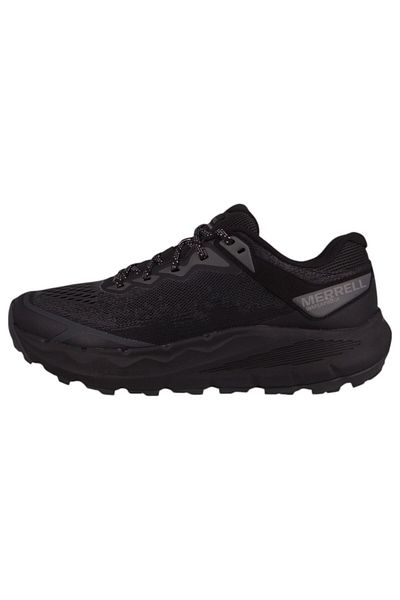 Merrell Herren Laufschuhe Halbschuhe Wanderschuhe Nova 4 WP Trailrunning J068395 Schwarz  Black Textil/Synth