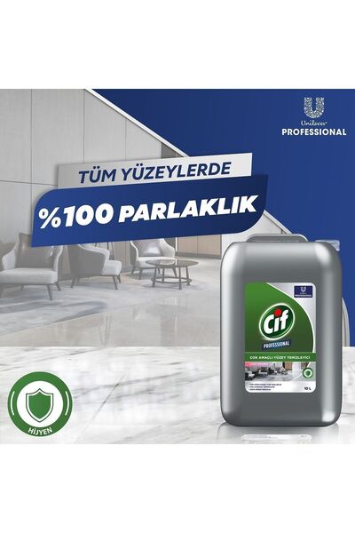Cif Profesyonel Genel Yüzey Temizleyici Çok Amaçlı 10 L