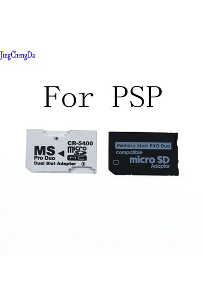 JCD Each 1pcs JCD 1Pcs Single and Dual Slot Card Reader New Micro SD SDHC TF to MS Memory Stick Pro Duo