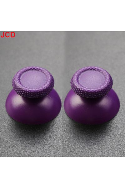JCD عصا تحكم تناظرية ثلاثية الأبعاد من JCD باللون الأرجواني، قطعتان، لوحدة تحكم PS5، أغطية عصي تحكم تناظرية على شكل فطر