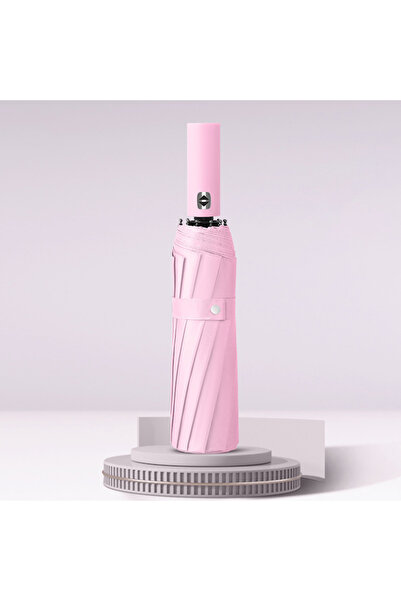 Choice IRON 24K pink 24 bone automatic folding umbrella Windproof sunshade Umbrella Men's and women's Luxur