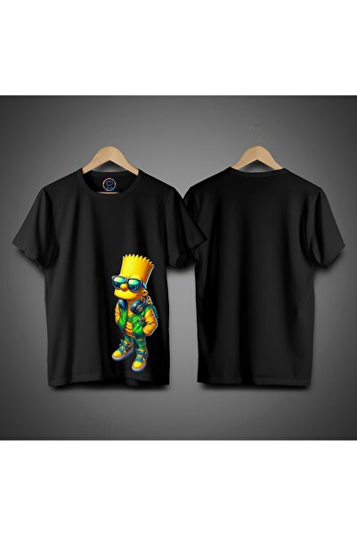 BBS CLOTHES تي شيرت سيمبسونز مصنوع من القطن الفاخر بنسبة 100%