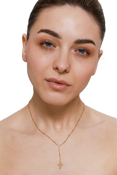 Heideman Rosenkranz Kette Frauen Umbra Goldfarben Elegant
