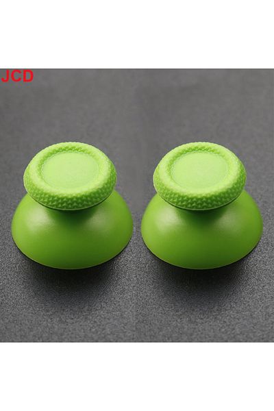 JCD عصا تحكم تناظرية ثلاثية الأبعاد من JCD باللون الأخضر، قطعتان، لوحدة تحكم PS5، أغطية عصي تحكم تناظرية على شكل فطر لعبة H