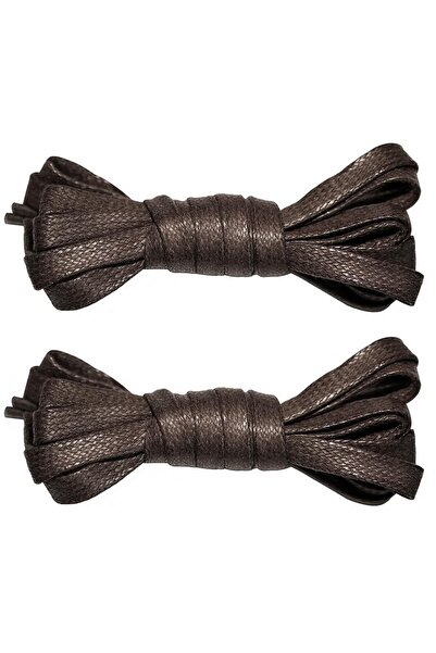 hapshoe أربطة حذاء مسطحة باللون البني مقاس 120 سم