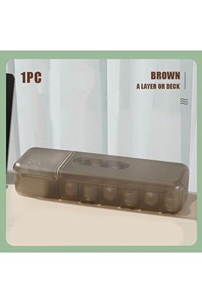 Choice بني مع 7 مقصورات منظم لسلك الشاحن وصندوق تخزين كابل البيانات وحافظة قا...