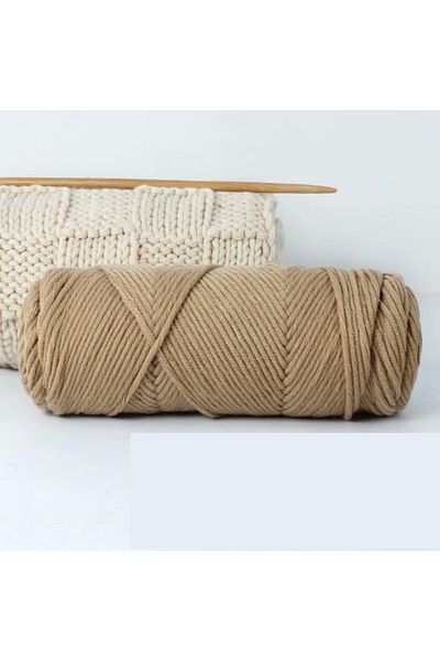 Choice khaki 10 8-strand Cotton Select Yarn 100g, Light Worsted Thick Yarn For DIY Knitting Baby Wool Croch