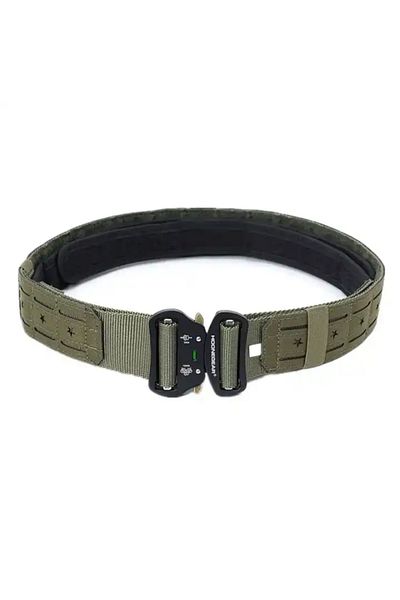 Choice M RG 2 Inch Tactical Belt Quick Release Metal Buckle MOLLE Laser Mens Belts Camo