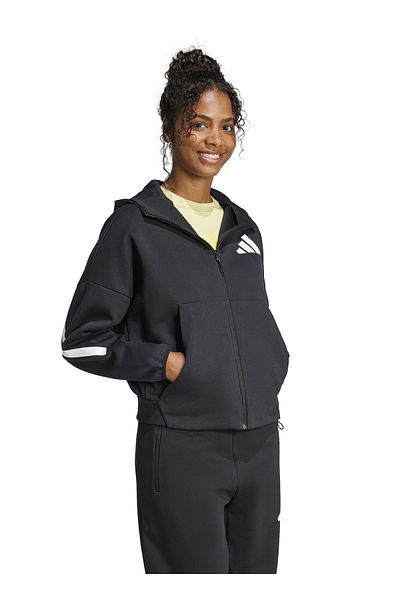 adidas Black Zip Jacket - Size L