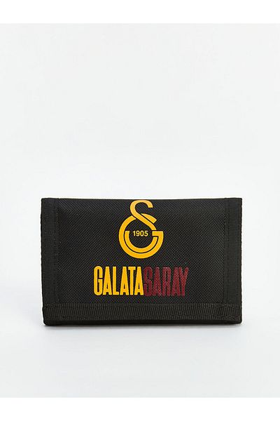 LC Waikiki Black Galatasaray Printed Boy's Wallet